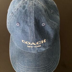 Coach Denim Blue Baseball Cap